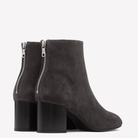 NWT / Rag & Bone / Shea Asphault Suede Boot / Size 39 / 8 - Picture 5 of 6